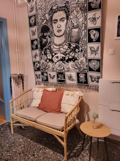 Viva La Frida Boho Apartment In Central אתונה מראה חיצוני תמונה